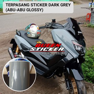 Jual Stiker Skotlet Vinyl Dark Grey Abu-Abu Glossy Sticker Scolet ...