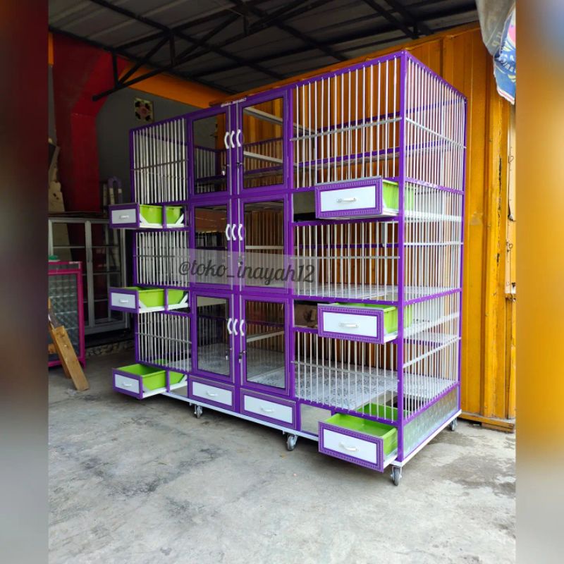 Kandang Kucing Alumunium Tipe KJL-W Wilayah PALAMBANG