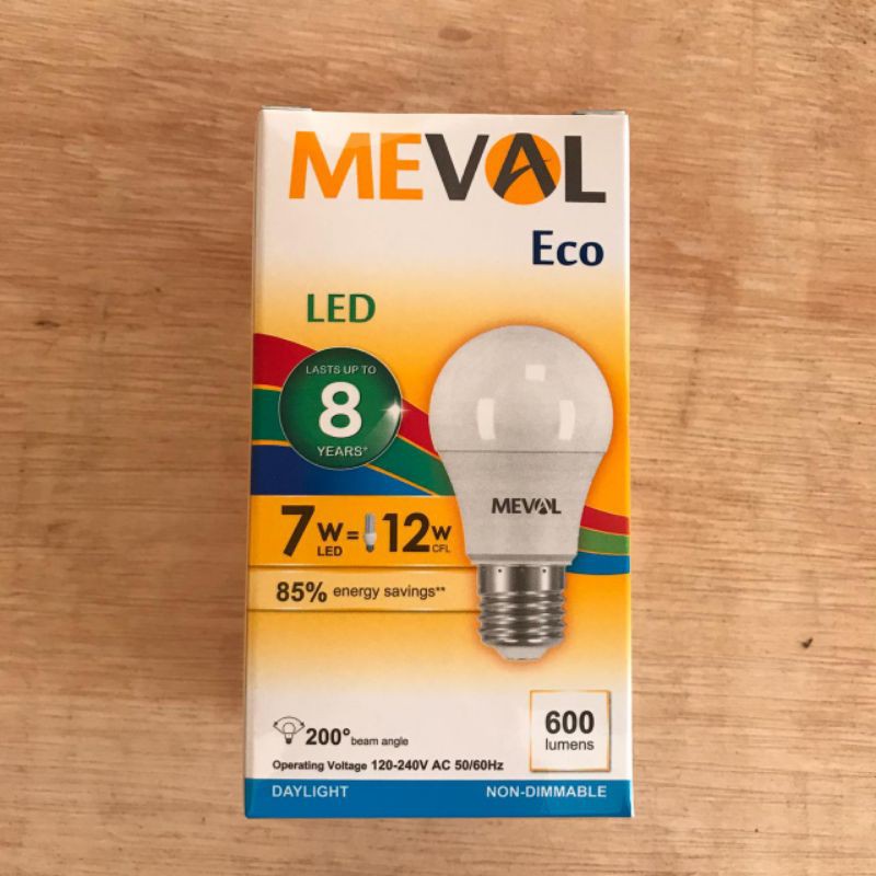 Lampu LED Meval Eco 7 Watt // Lampu LED Meval Eco 7 Watt