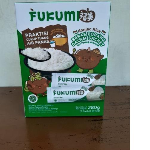 

PROMO HARI INI Fukumi Beras Porang 1 Box Isi 7 Sachet @ 40 gram !!!