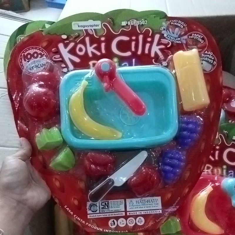 KGP 9503 - Mainan Buah Potong Buah Iris Koki Cilik Rujak KGP9503