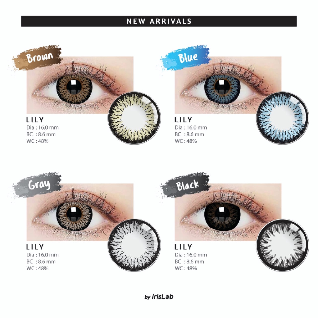 SOFTLENS LILY BY IRIS LAB LIVING COLOR BIG EYES 16 MM