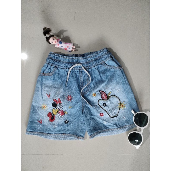 Hotpants jeans anak/celana pendek anak perempuan jeans