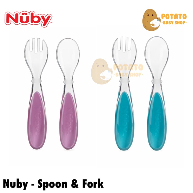 Nuby - Tritan Spoon &amp; Fork