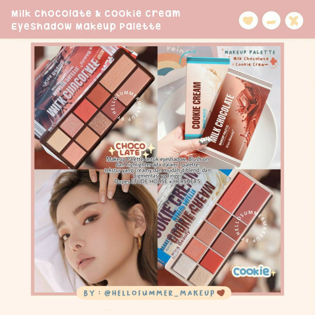 KBEAUTY - Chocolate &amp; Cookie Makeup Palette Eyeshadow