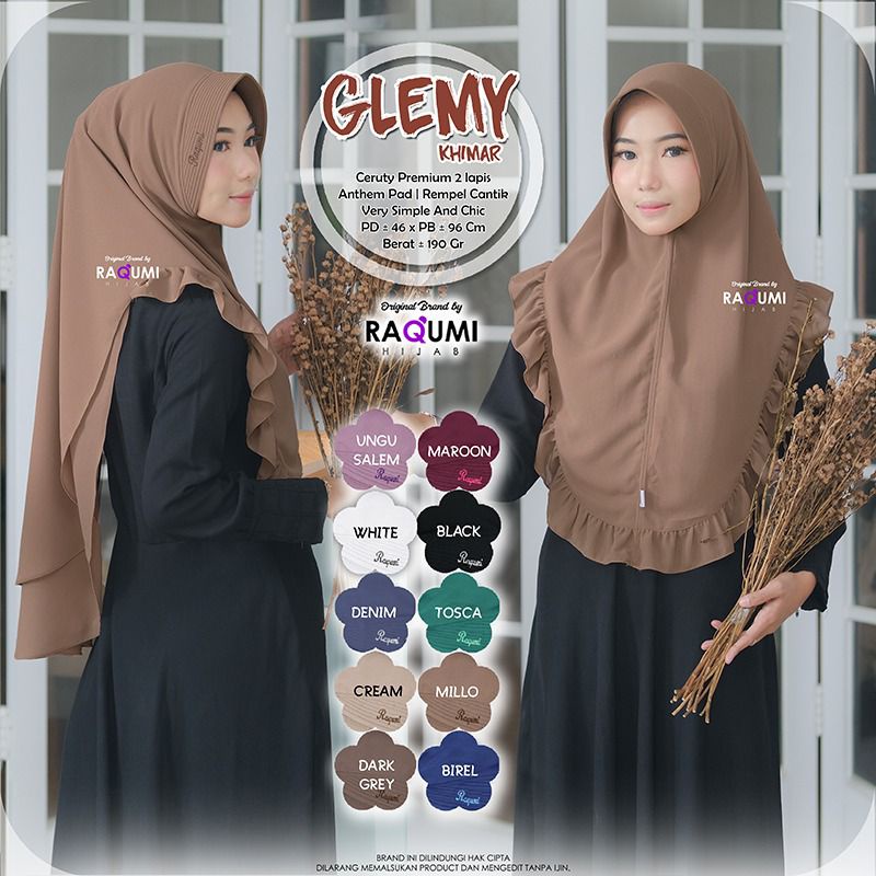 GLEMY KHIMAR BY ORI RAQUMI HIJAB