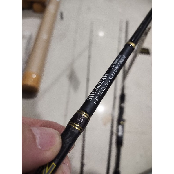 Joran abu garcia seacaster II siic 602 mh atau 662 mh sea caster baitcasting