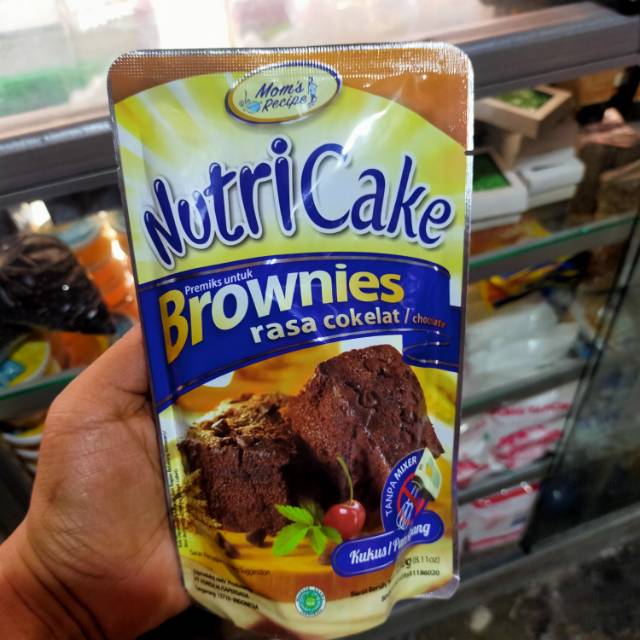 

NUTRICAKE BROWNIES BUBUK INSTAN PANGGANG KUKUS COKLAT 230GR