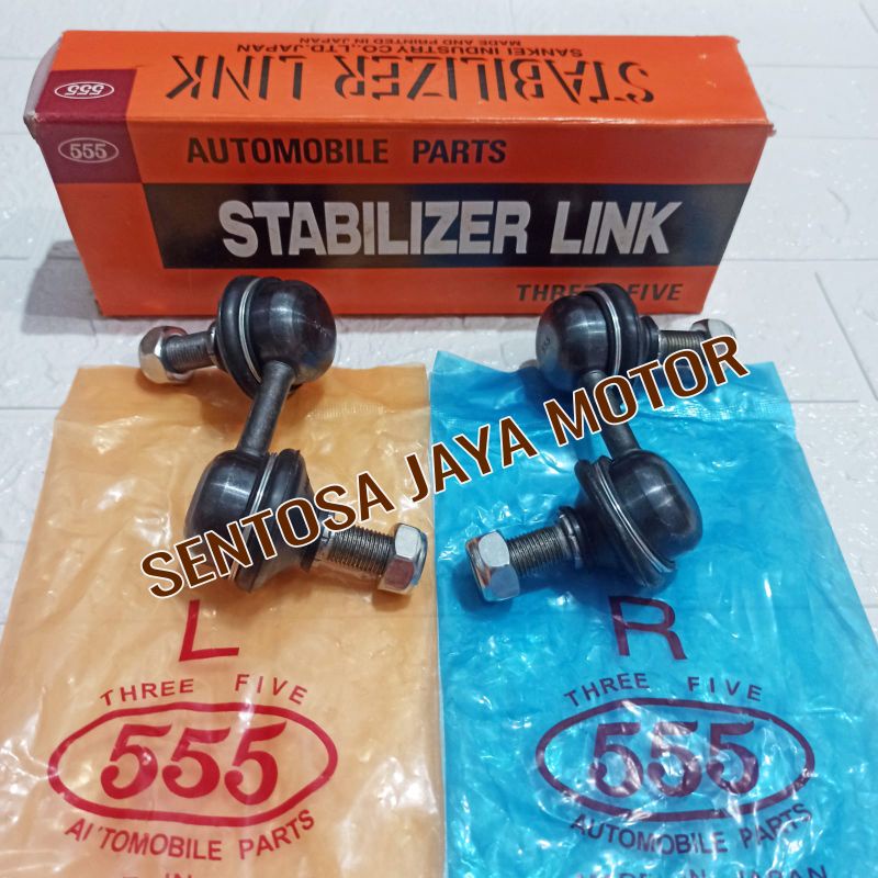 LINK STABIL STABILIZER DEPAN PAJERO SPORT TRITON STRADA L200 ORIGINAL 555 JAPAN HARGA 1SET