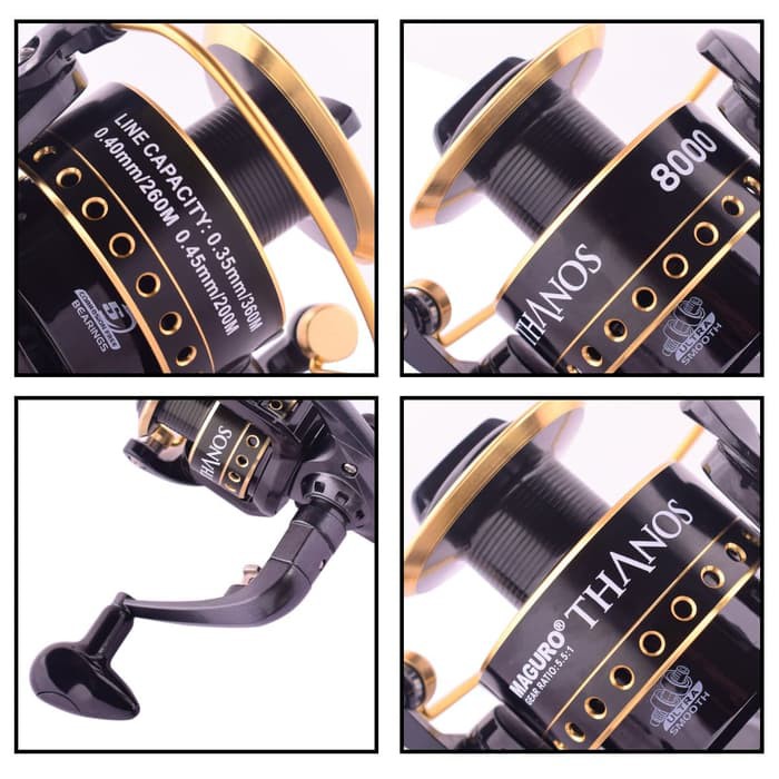 Reel Spinning Laut Maguro Thanos - 8000