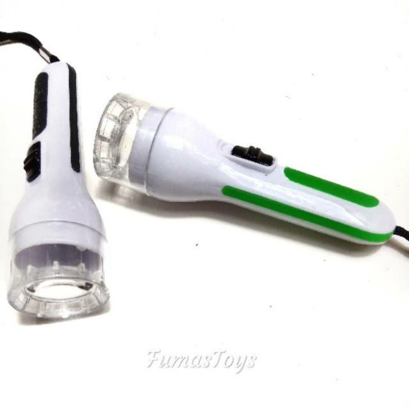 Senter Led Mini / Senter Putih / Senter Lampu Mati / Gantungan Senter