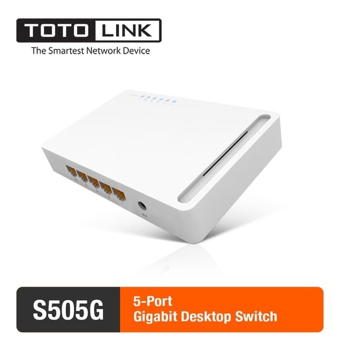 TOTOLINK S505G 5-Port Gigabit Desktop Switch