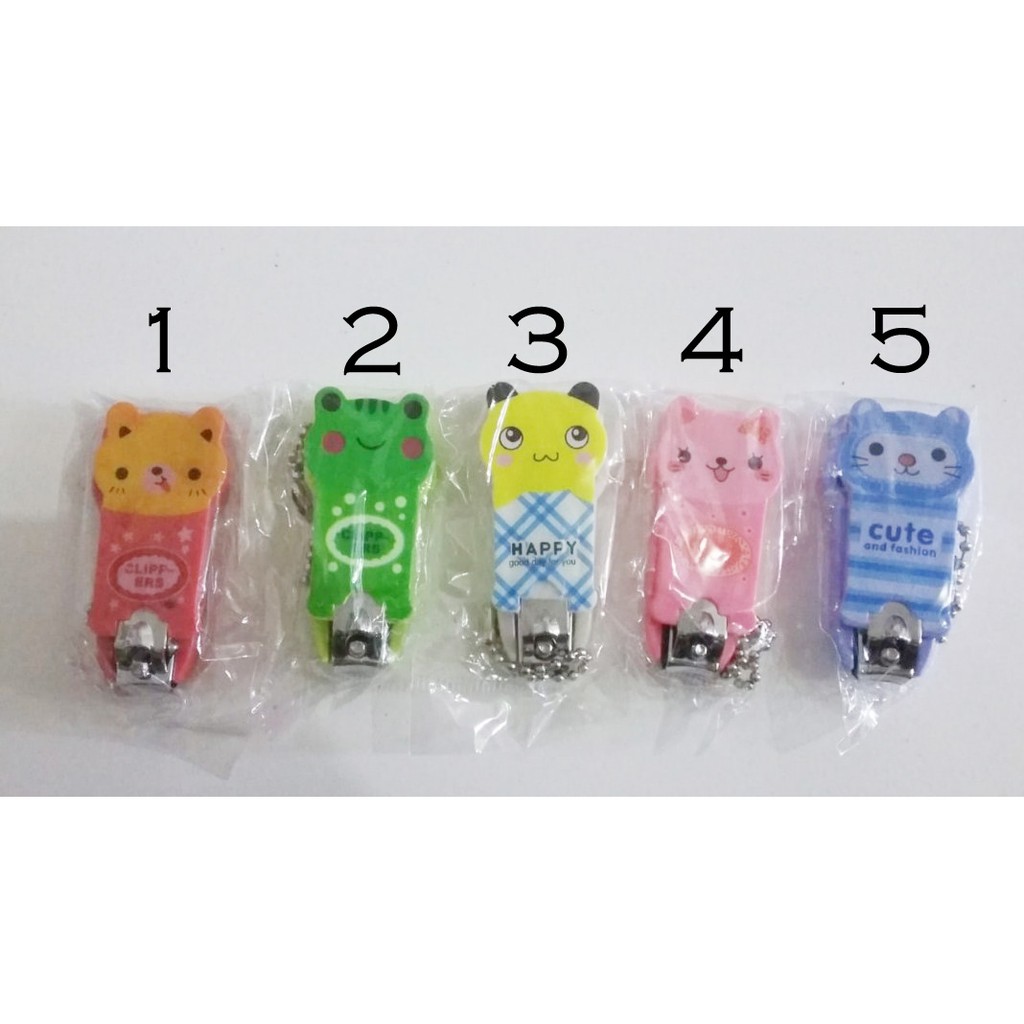 Gunting Kuku Bayi Anak Karakter Kartun Lucu (Nail Clipper)