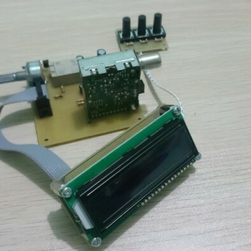 Kit Penerima Radio FM stereo 64-108 MHz PLL LCD Soldered and Tested