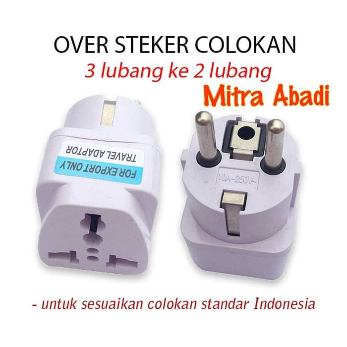 Over Steker Colokan Kaki 3/Sambungan Steker Colokan STANDARD INDONESIA