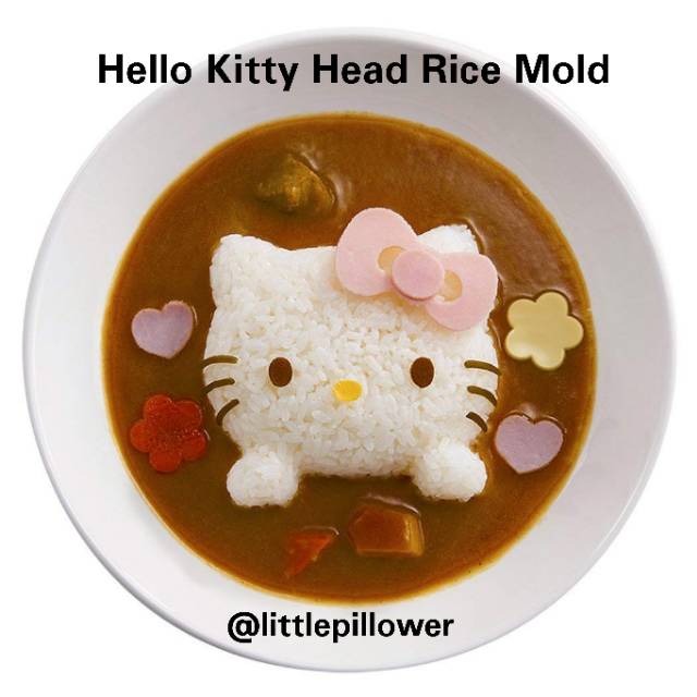 (HK HEAD BENTO) Bento Hello Kitty Head/Hello Kitty Bento Rice Mold/Cetakan Nasi Kitty