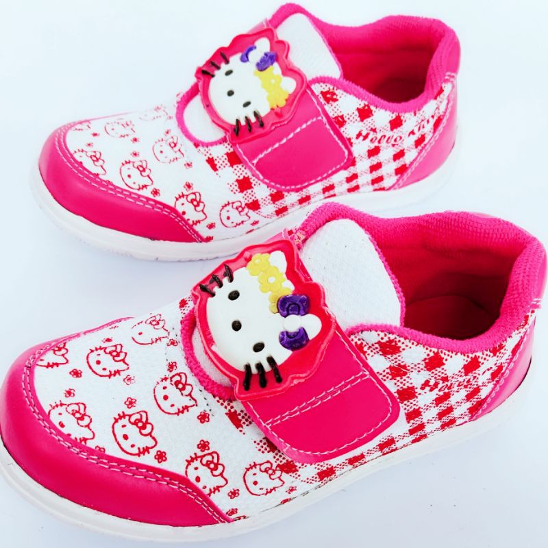 Sepatu anak perempuan/cewek SD dan TK lucu Hello Kitty 26-30