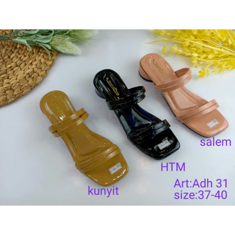 Sandal Wanita Cantik dan Elegan Heels 3cm/arsykoleksii/Kasoetkoe-Adh31