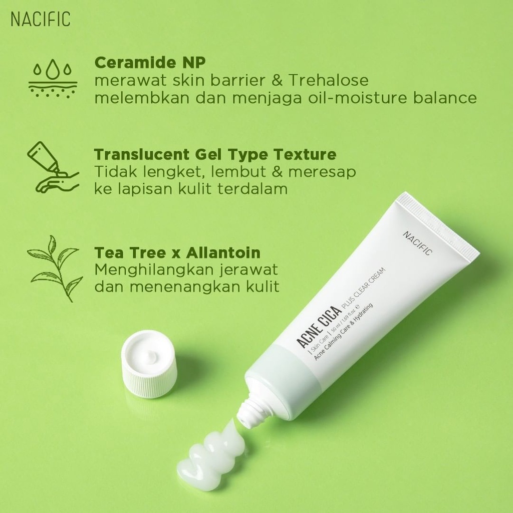 [BPOM] NACIFIC Acne Cica Plus TONER | NACIFIC ACNE Ci Plus CREAM