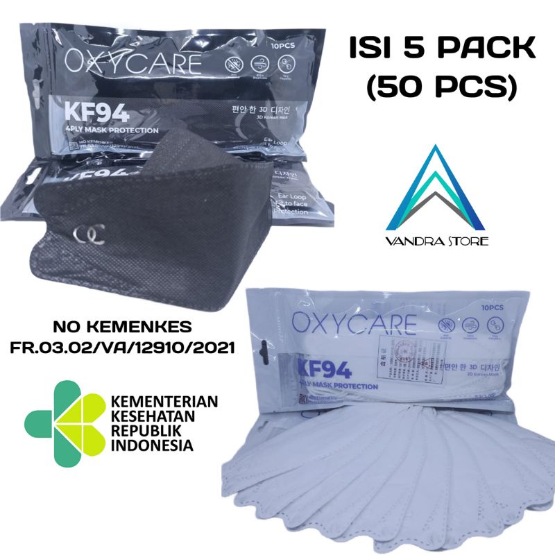 Masker Kf94 isi 50pcs 4ply High Quality Bahan Nyaman dan Lembut Semarang-4