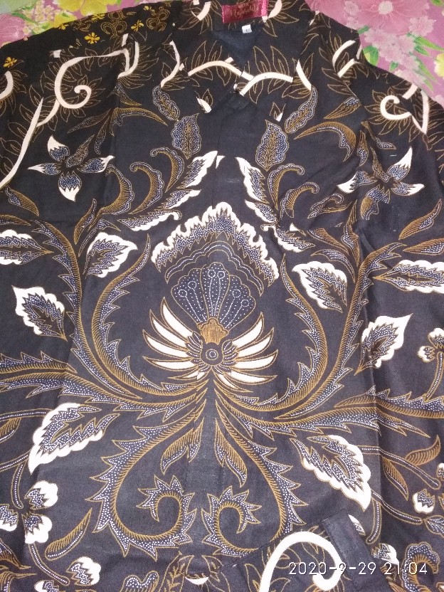Batik Pria Lamdagati Emas Full Furing Katun Halus Sragenan Ori Solo