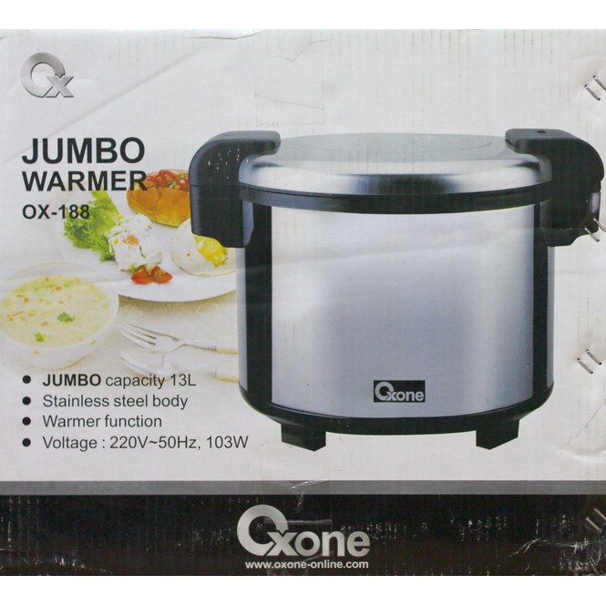 Oxone OX-188 Penghangat Nasi Jumbo 13 Liter Jumbo Rice Warmer