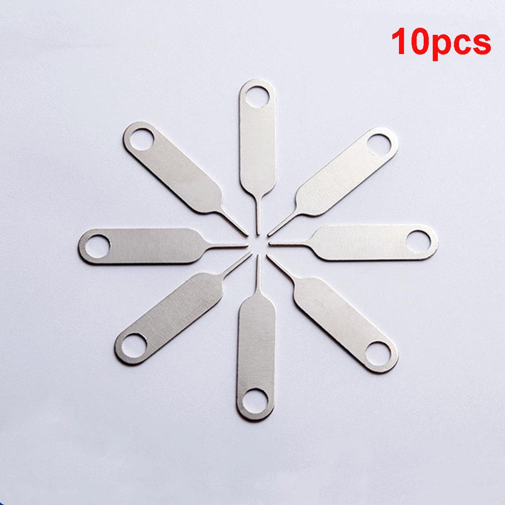 QUINTON Sim Card Tray Ejector Universal 10pcs /pack Alat Kunci Telepon Pin Ejecting Smartphone Pin Kartu Pelepas Ponsel