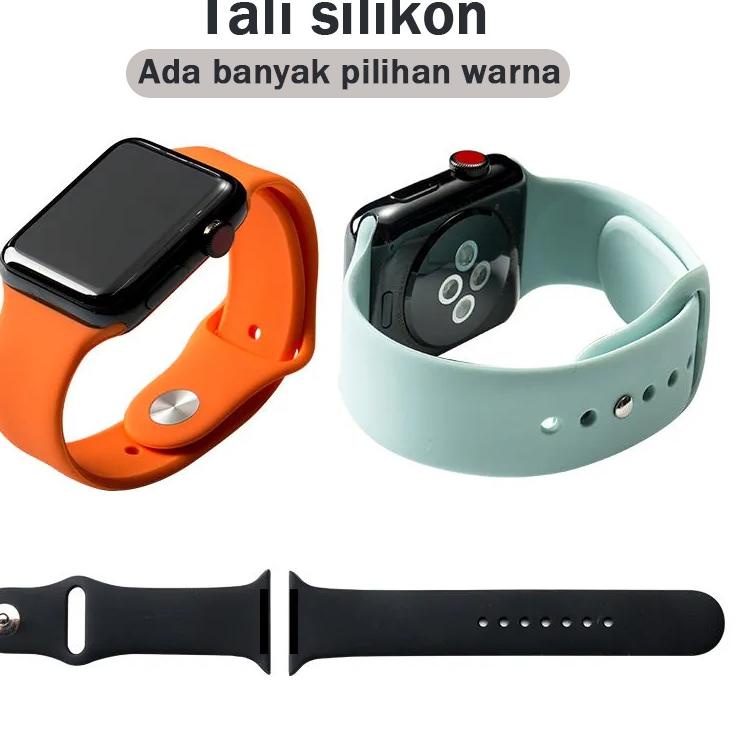 Terbagus.. Soft Strap Smartwatch for iWatch Series 7 6 SE 5 4 3 2 44 mm 40mm 42mm 38mm Watchband Spo