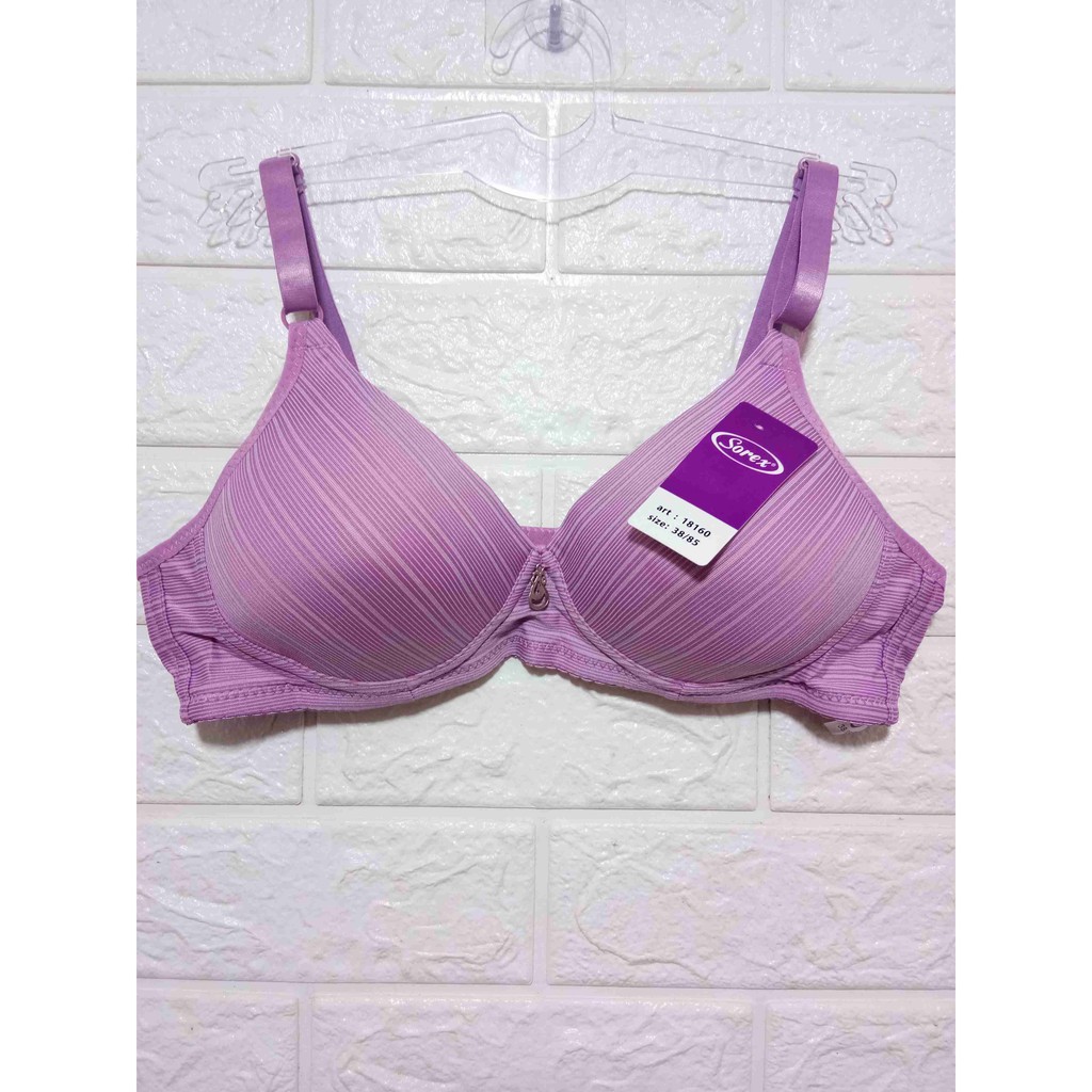 gos  BRA BH FASHION SOREX 18160 Sorex Bra Busa Tanpa Kawat Kait 2 Setara Cup B Jennifer Harian BH