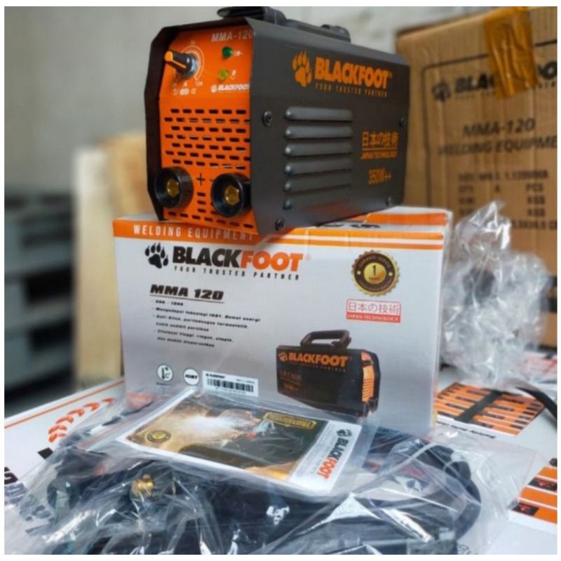 Mesin Las BLACKFOOT 350 Watt MMA 120 Inverter IGBT - Travo Las 350 Watt Blackfoot 120 Ampere