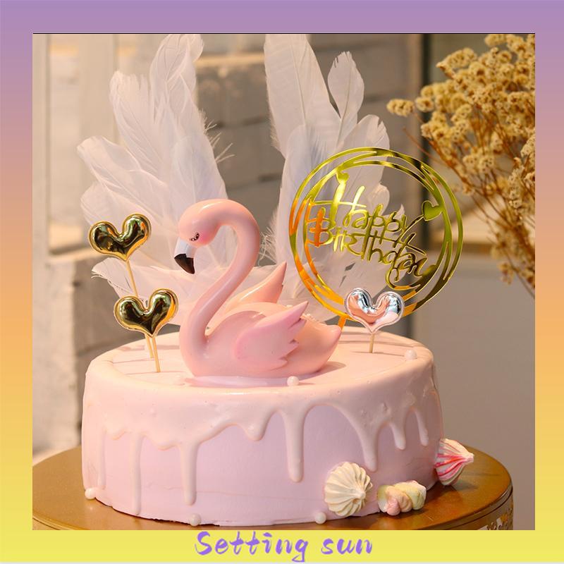 Dekorasi Kue Selamat Tahun Baru Kue Ulang Tahun Opper Akrilik Emas Perak Huruf Dekorasi Cupcake TN