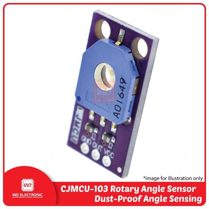 CJMCU-103 Rotary Angle Sensor SMD Dust-Proof Angle Sensing