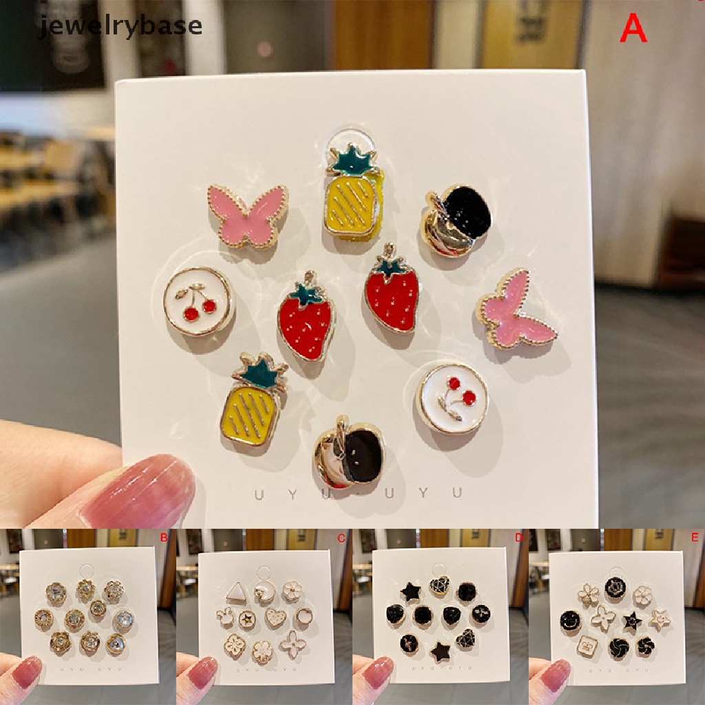 10 Pcs Bros Kancing Mutiara Untuk Dekorasi Kemeja Wanita