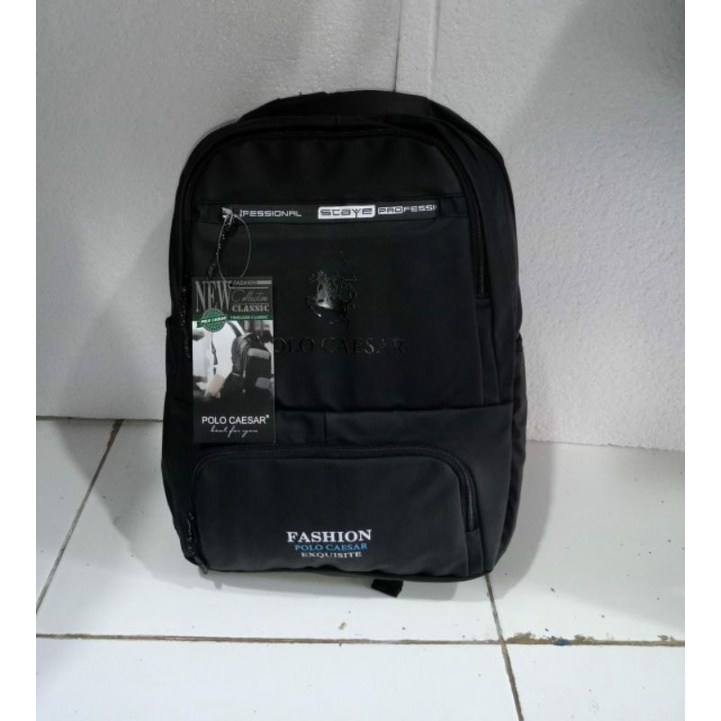 Tas ransel merk POLO anti air dengan slot laptop