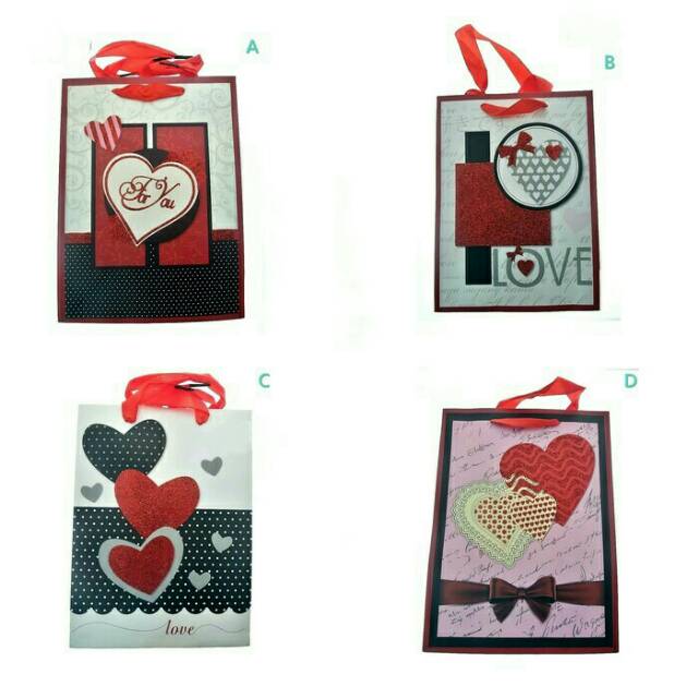 

Paper Bag Love.(Isi 4 pcs)