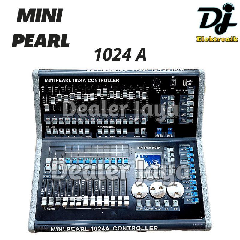 Mixer Lampu Mini Pearl / MiniPearl 1024 A / 1024A + Hardcase Lighting DMX