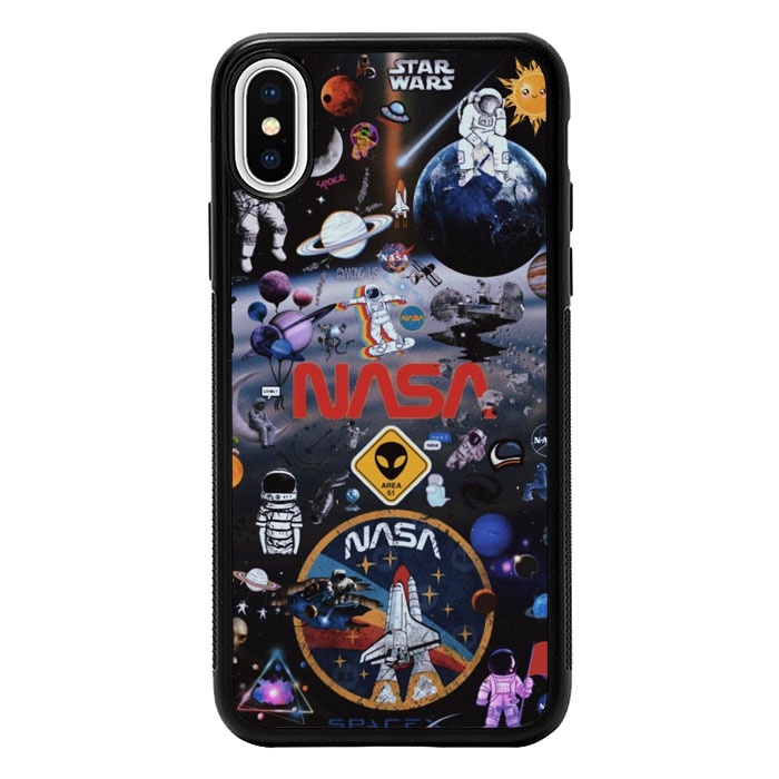 Case Casing Iphone 6 7 8 X Xr Xs Max Plus Retro Nasa B0692