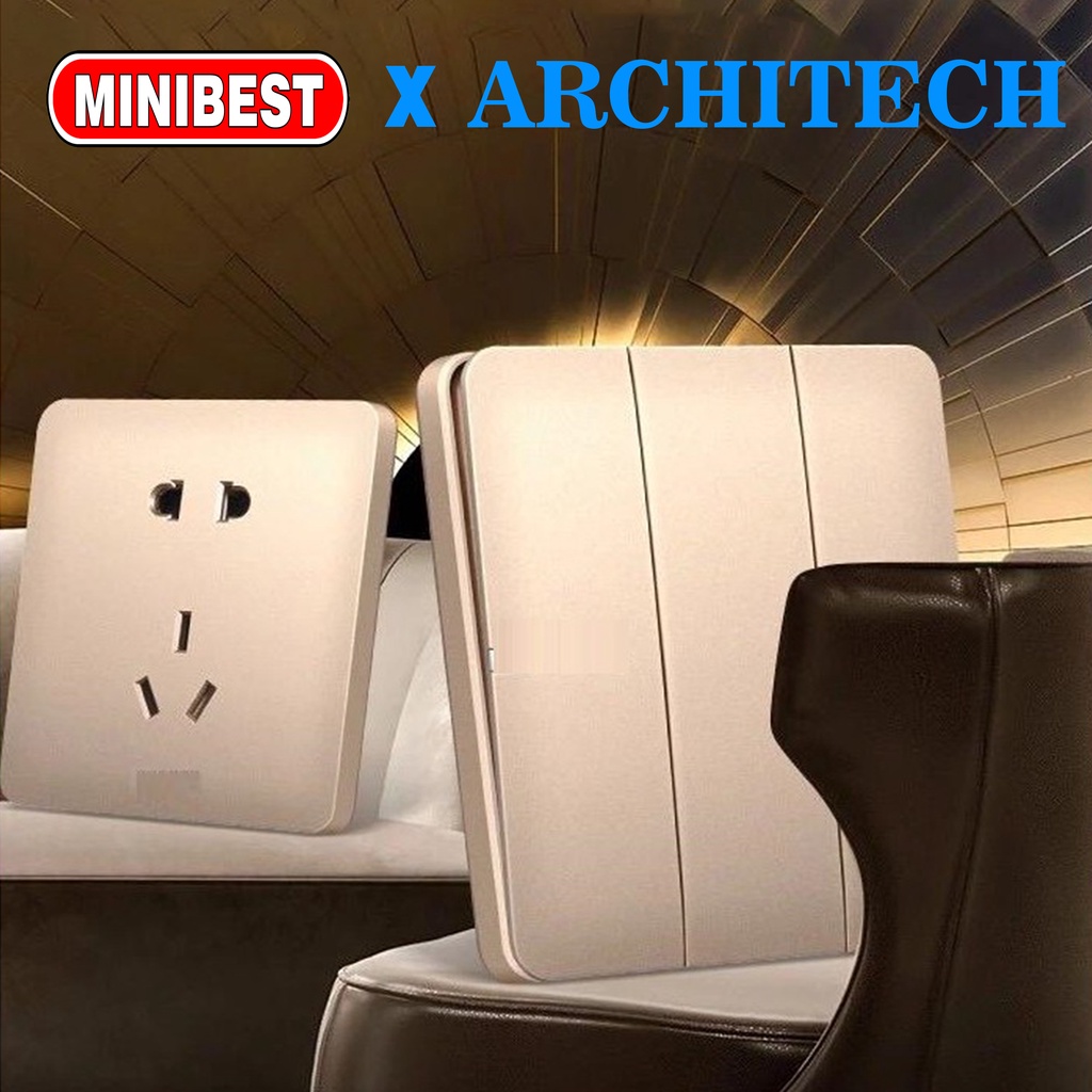 [MB] ARCHITECH STOP KONTAK SAKLAR INFINITY GOLD A63 ARCHITECH / SAKLAR / SAKELAR/ CETEKAN