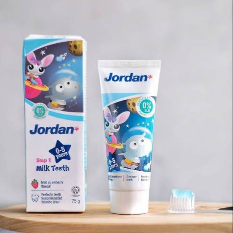 Jordan Pasta Gigi Bayi Step 1 (0-5 tahun) 75gr