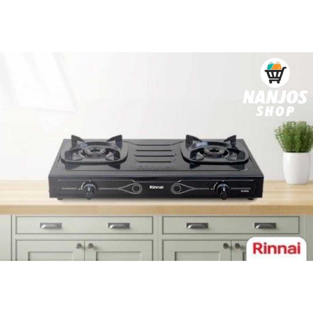 Rinnai Kompor Gas 2 Tungku 2 Pematik Sun Burner RI 202S RI-202S RI202S