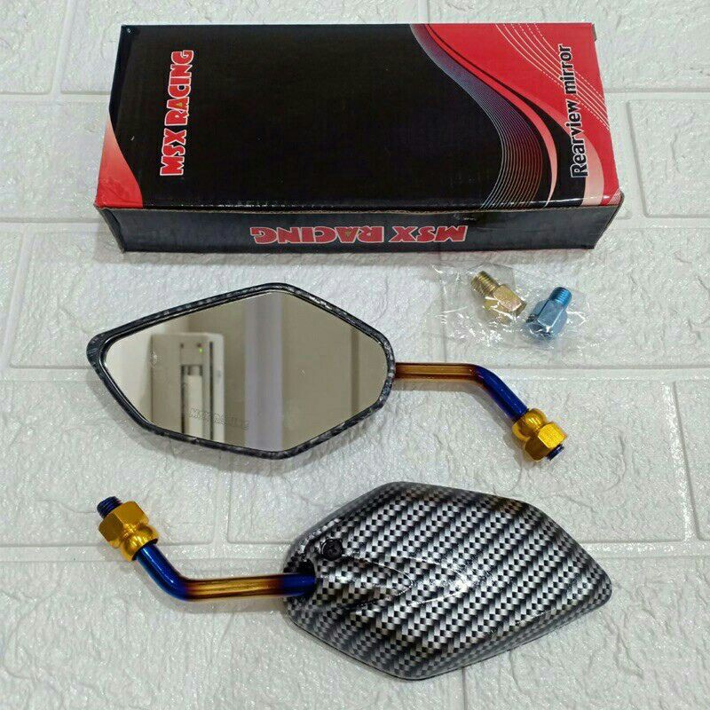 Spion Carbon Mini Twotune BlueX Model Jupiter Universal Honda Yamaha