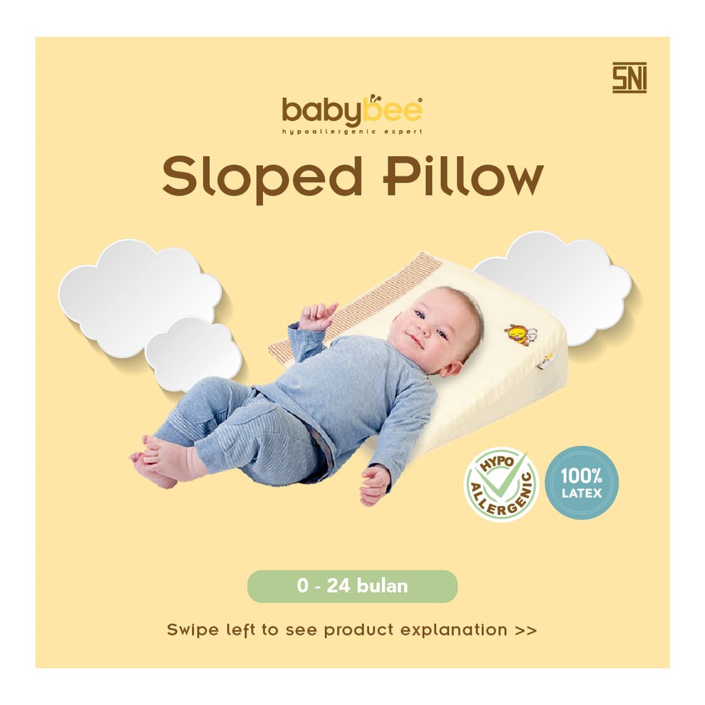 Babybee - Sloped Pillow