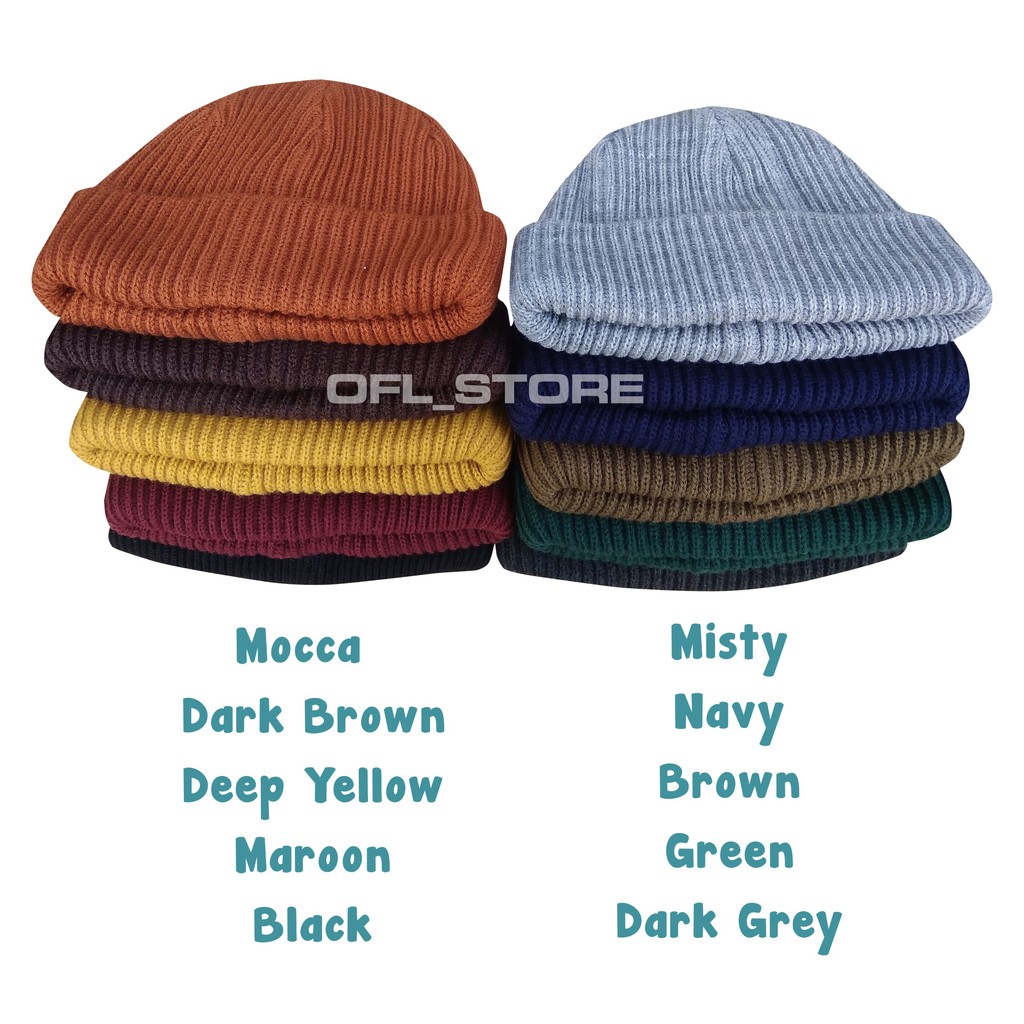 Short Beanie Hat Premium
