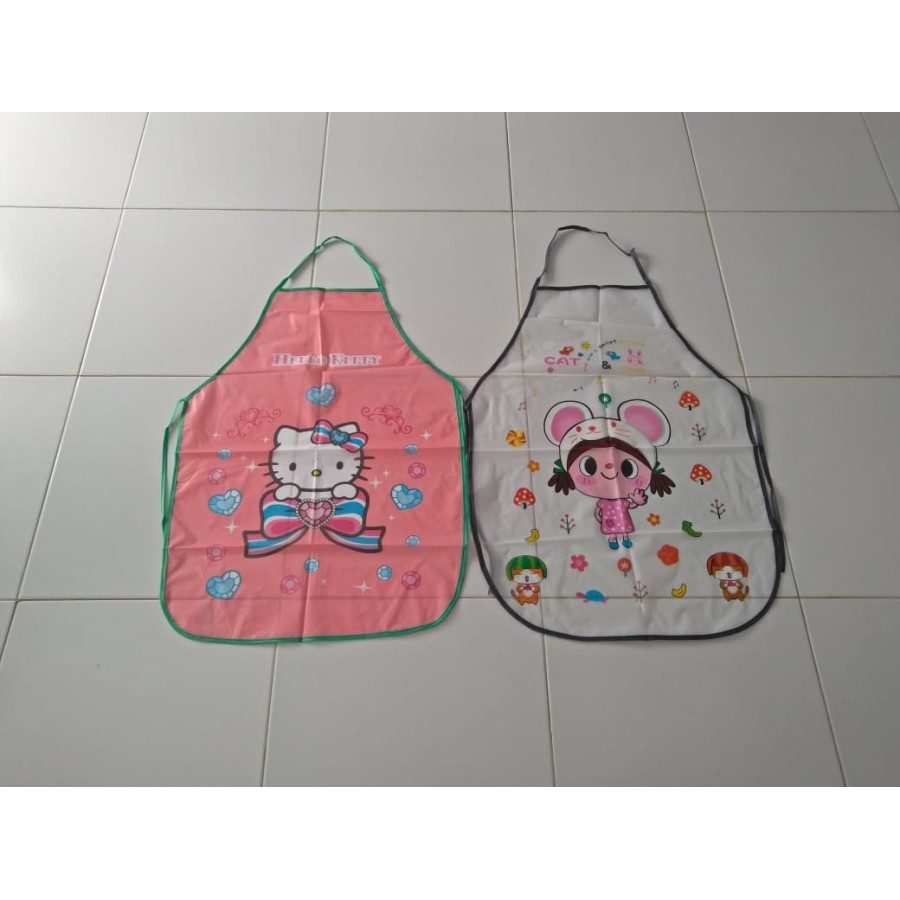 Celemek Dapur - Celemek Apron Karakter Kartun Lucu Anti Air WaterProof