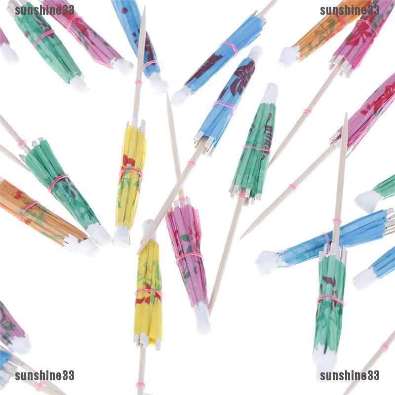 50Pcs Payung Parasol Kertas Warna Warni Hiasan Gelas 50Pcs Payung Parasol Kertas Warna Warni Hiasan Gelas