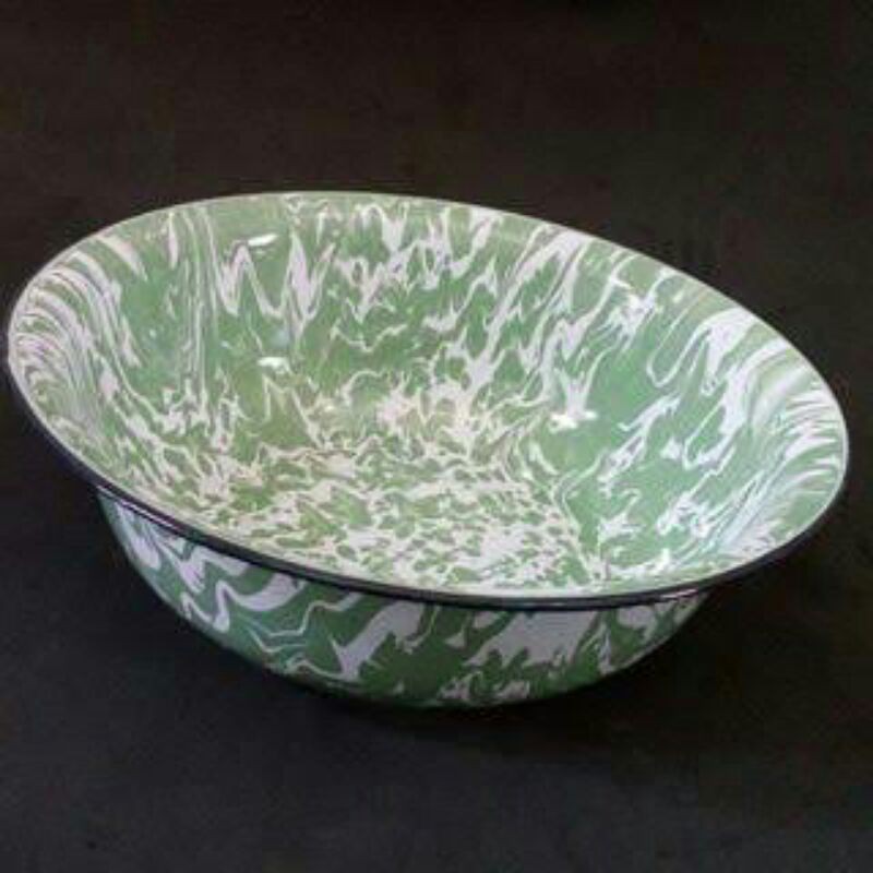 BASKOM LURIK 40 CM BASKOM BLIRIK ENAMEL/BASKOM JADUL VINTAGE BLIRIK