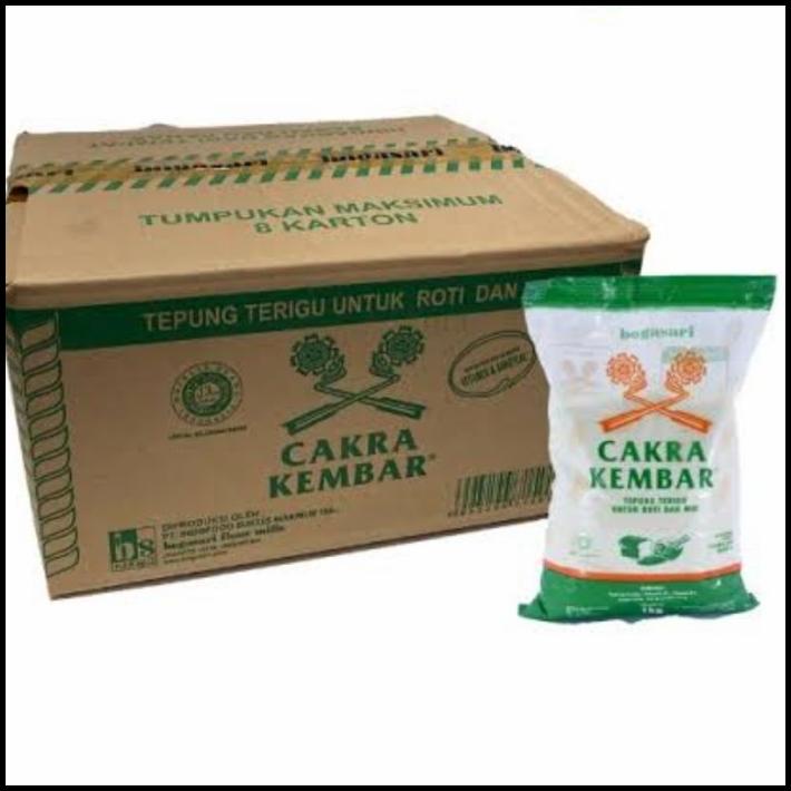 

Cakra Kembar Ekonomis Kartonan 1Kgx12, Tepung Protein Tinggi