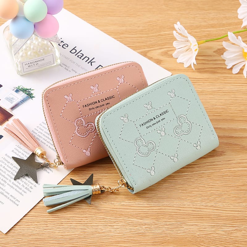 EV 881 Dompet Koin Wanita Mini Murah Import