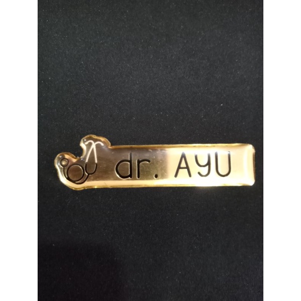 

Papan Nama Gold Logo Ukir
