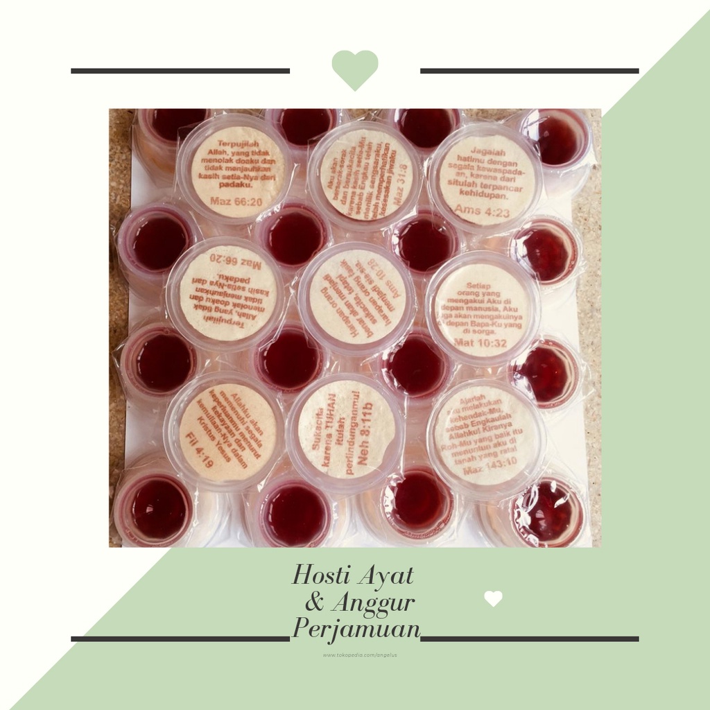 

Hosti Ayat + Anggur Perjamuan